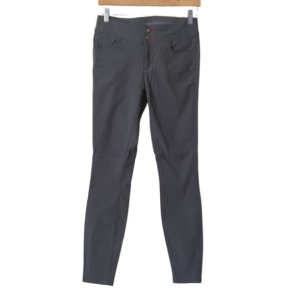 Toad & Co. Womens Pants Sz 4 Flex Time Skinny Gray Technical Performance Hiking - Picture 1 of 6